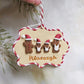 Gingerbread Family/ Personalised family Christmas Tree Ornament/ Family Name Christmas Decoration Custom Made from Polymer Clay